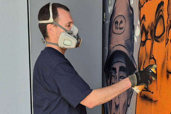 présentation de mon activité de graffeur